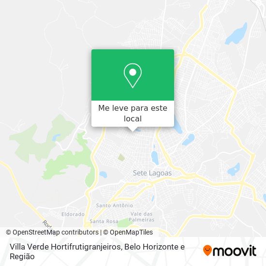 Villa Verde Hortifrutigranjeiros mapa