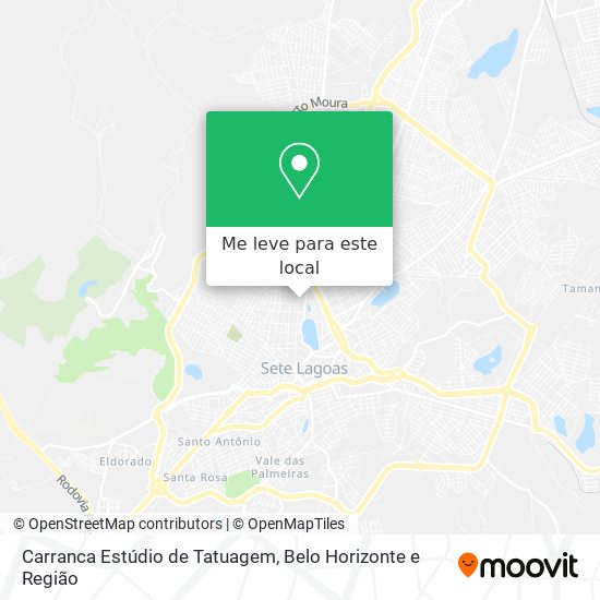 Carranca Estúdio de Tatuagem mapa