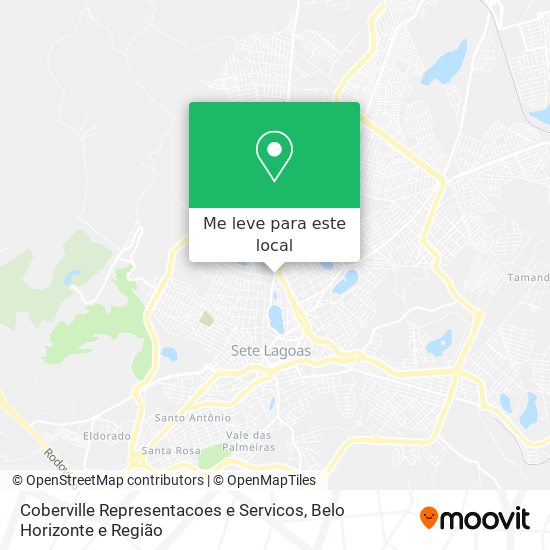 Coberville Representacoes e Servicos mapa