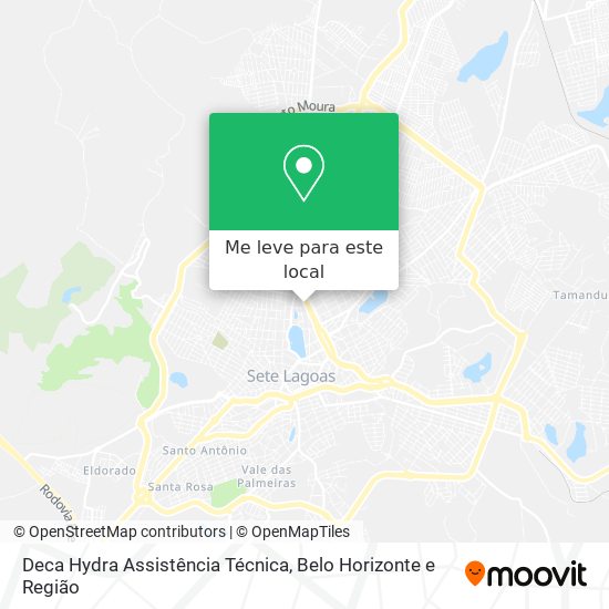 Deca Hydra Assistência Técnica mapa