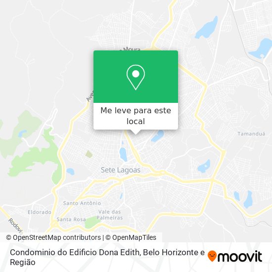 Condominio do Edificio Dona Edith mapa