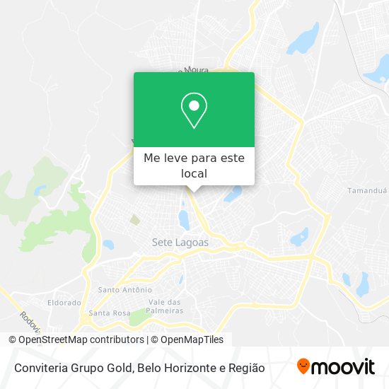 Conviteria Grupo Gold mapa