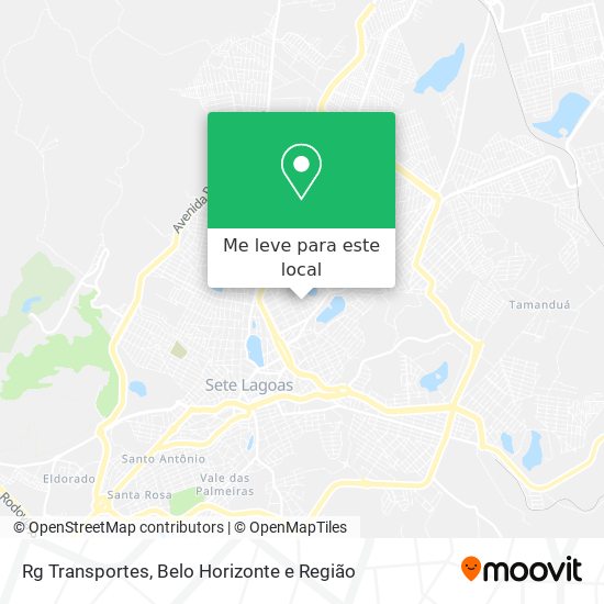 Rg Transportes mapa