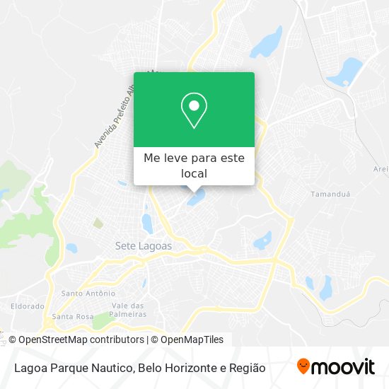 Lagoa Parque Nautico mapa