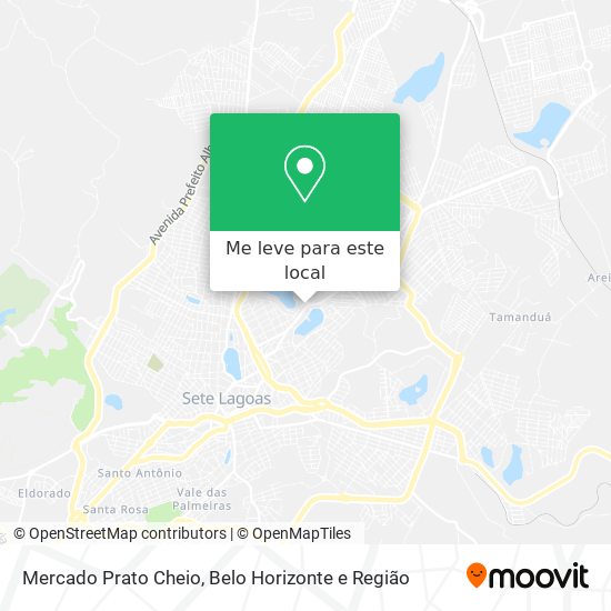 Mercado Prato Cheio mapa