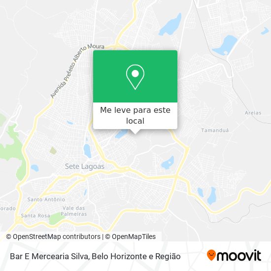 Bar E Mercearia Silva mapa