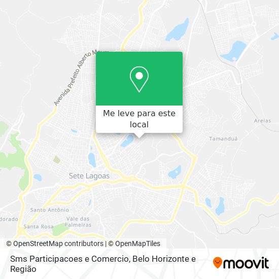 Sms Participacoes e Comercio mapa