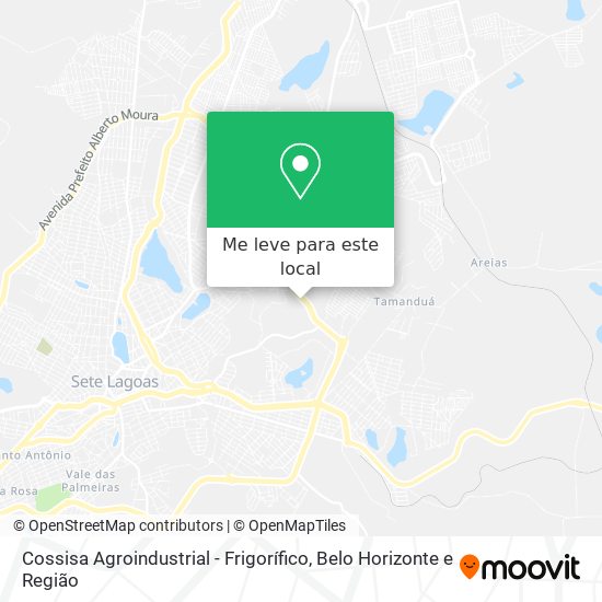 Cossisa Agroindustrial - Frigorífico mapa