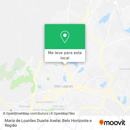 Maria de Lourdes Duarte Avelar mapa