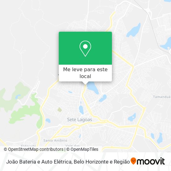João Bateria e Auto Elétrica mapa
