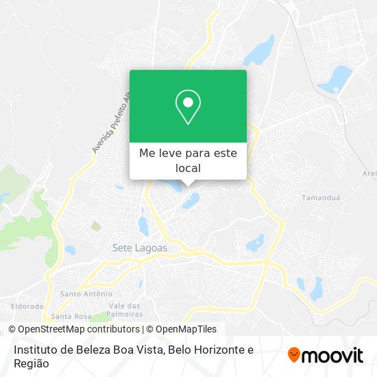 Instituto de Beleza Boa Vista mapa