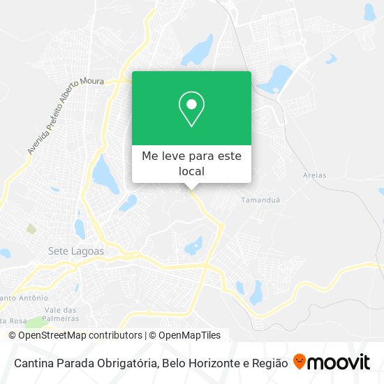Cantina Parada Obrigatória mapa