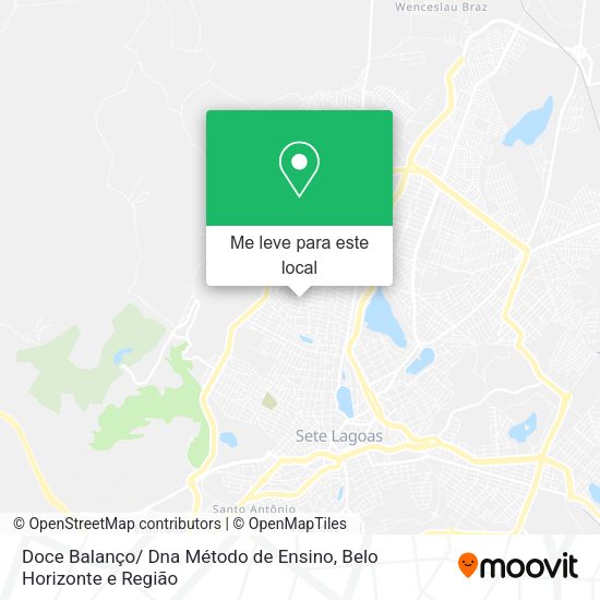 Doce Balanço/ Dna Método de Ensino mapa