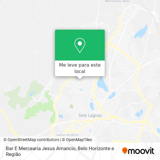 Bar E Mercearia Jesus Amancio mapa