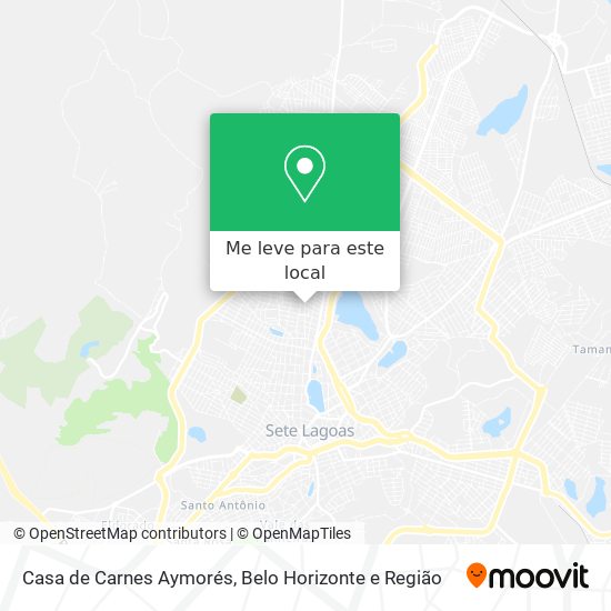 Casa de Carnes Aymorés mapa