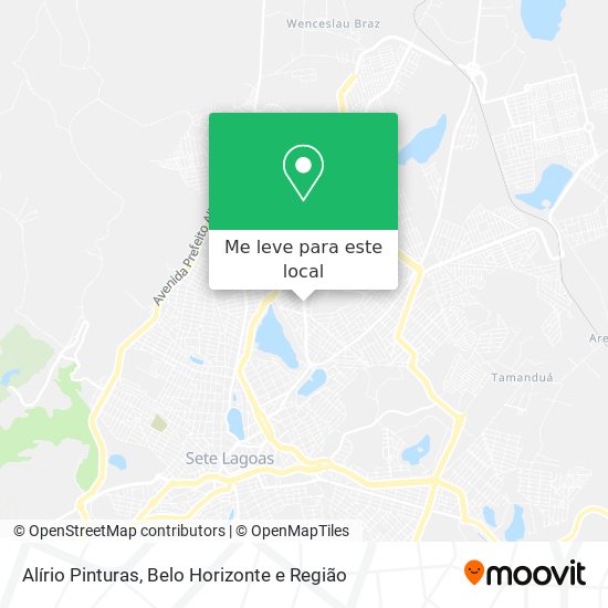 Alírio Pinturas mapa