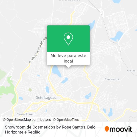 Showroom de Cosméticos by Rose Santos mapa