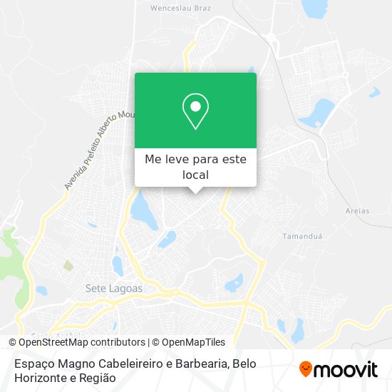 Espaço Magno Cabeleireiro e Barbearia mapa