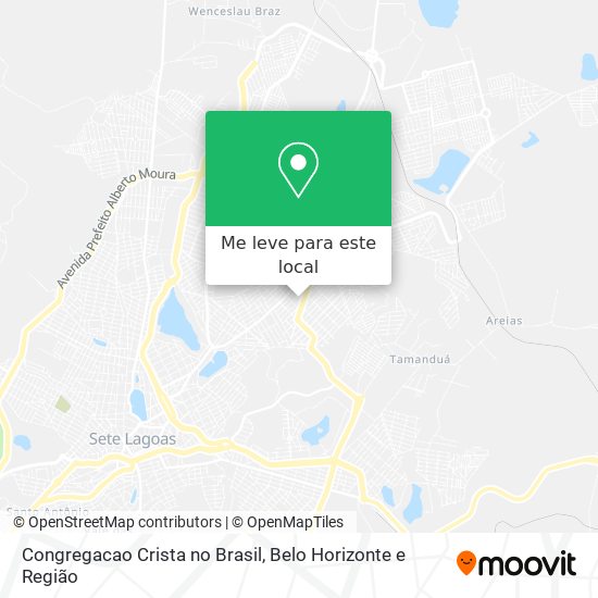 Congregacao Crista no Brasil mapa