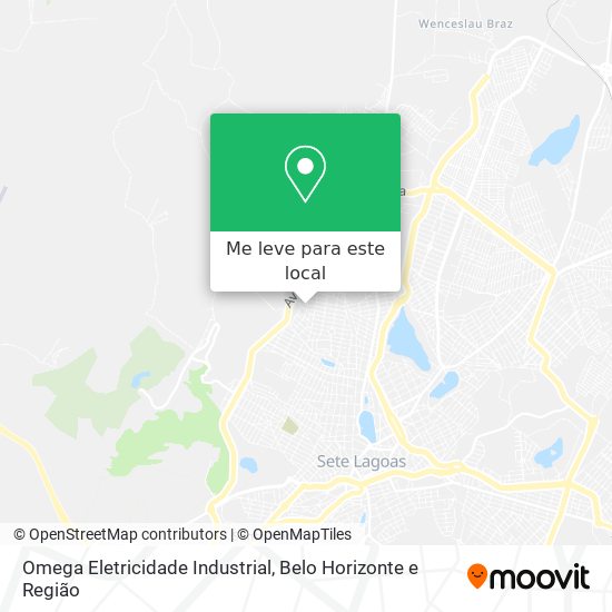 Omega Eletricidade Industrial mapa