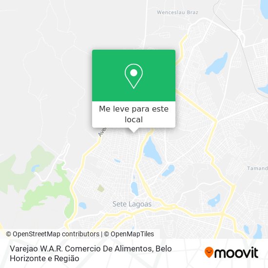 Varejao W.A.R. Comercio De Alimentos mapa
