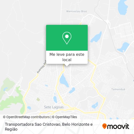 Transportadora Sao Cristovao mapa