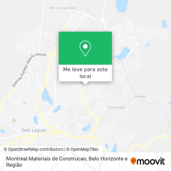 Montreal Materiais de Construcao mapa