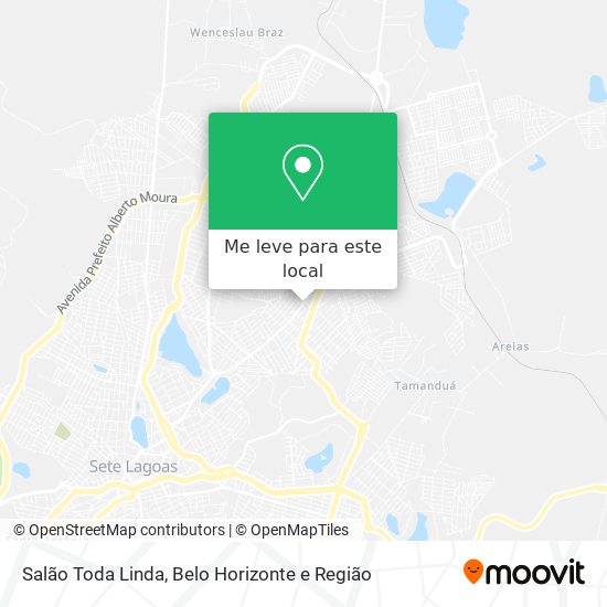 Salão Toda Linda mapa