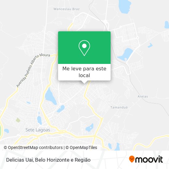 Delicias Uai mapa