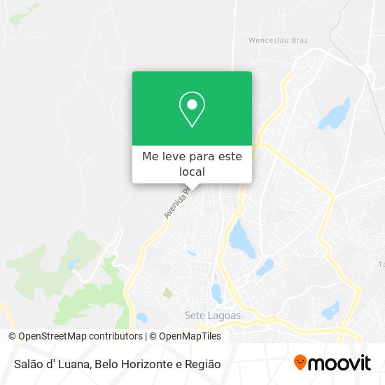 Salão d' Luana mapa