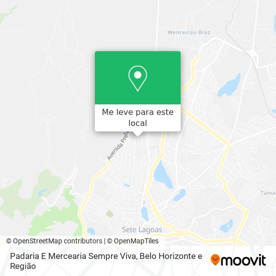 Padaria E Mercearia Sempre Viva mapa