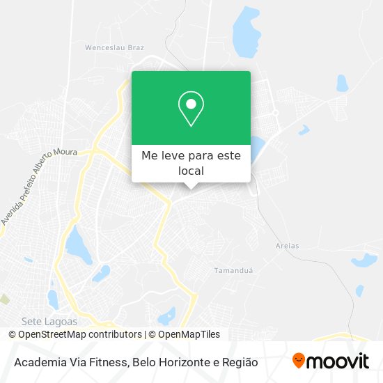 Academia Via Fitness mapa