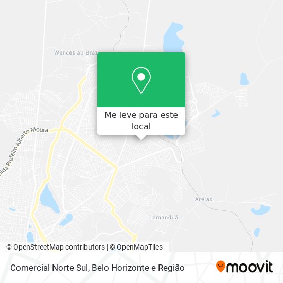 Comercial Norte Sul mapa