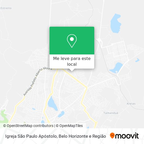 Igreja São Paulo Apóstolo mapa