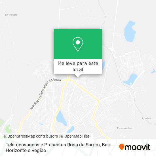 Telemensagens e Presentes Rosa de Sarom mapa