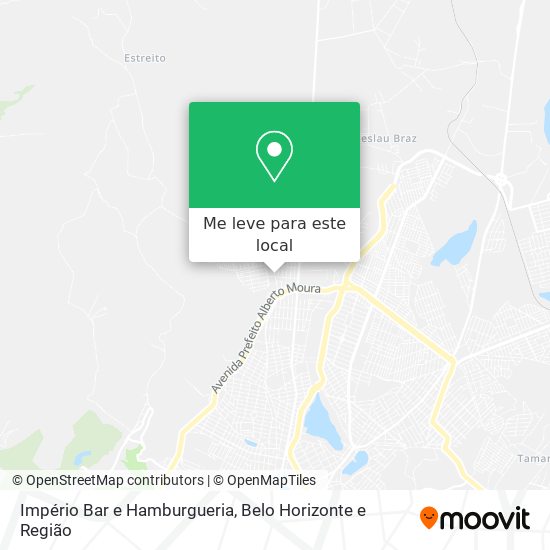 Império Bar e Hamburgueria mapa