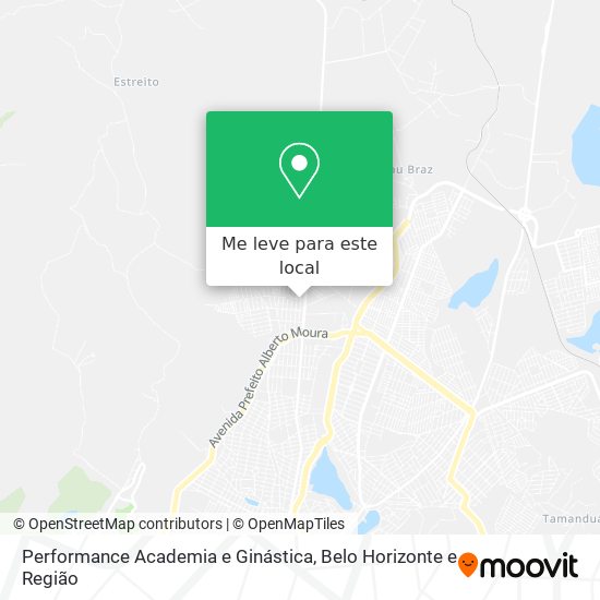 Performance Academia e Ginástica mapa