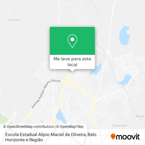 Escola Estadual Alipio Maciel de Oliveira mapa