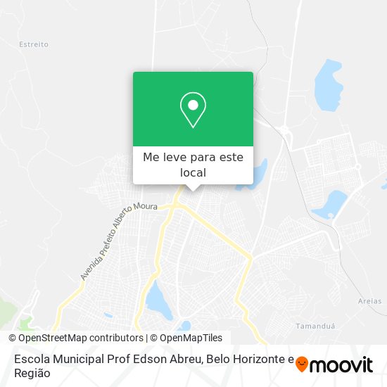 Escola Municipal Prof Edson Abreu mapa