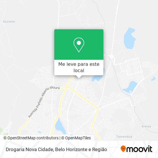 Drogaria Nova Cidade mapa