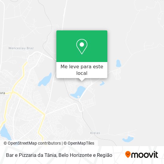 Bar e Pizzaria da Tânia mapa