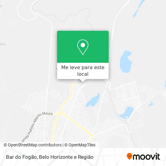 Bar do Fogão mapa