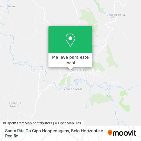 Santa Rita Do Cipo Hospedagens mapa