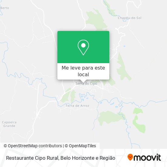 Restaurante Cipo Rural mapa