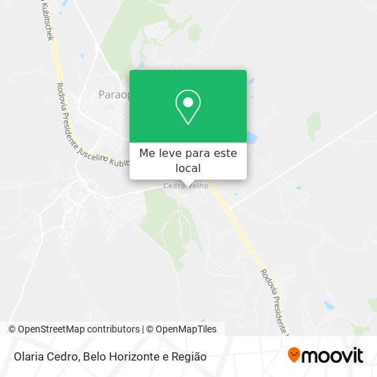 Olaria Cedro mapa