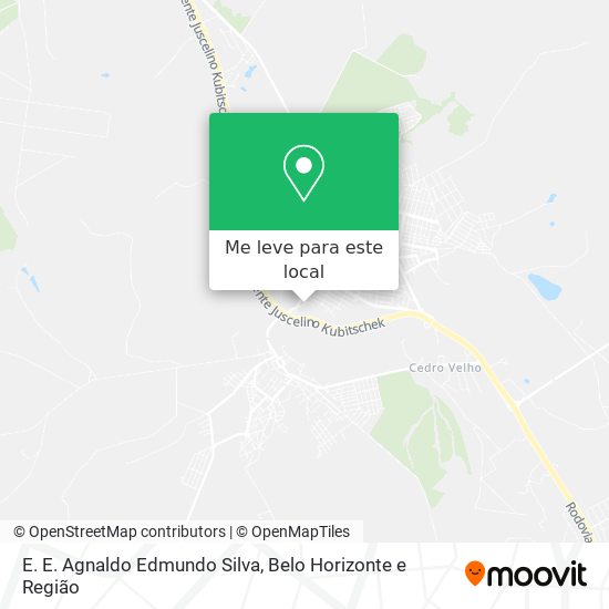 E. E. Agnaldo Edmundo Silva mapa
