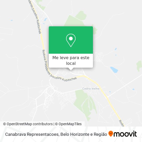 Canabrava Representacoes mapa