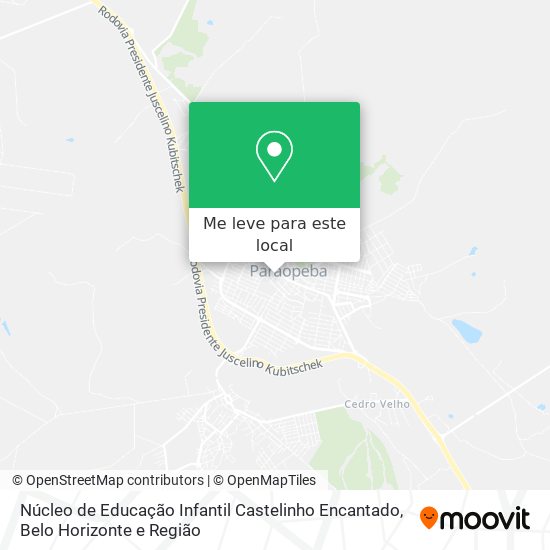 Núcleo de Educação Infantil Castelinho Encantado mapa
