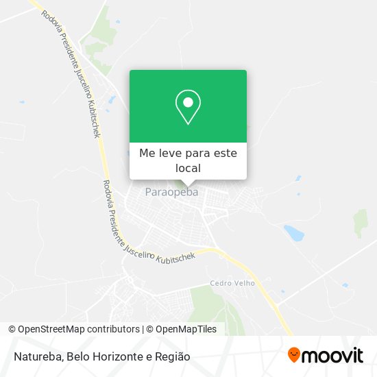 Natureba mapa