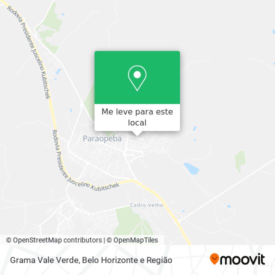 Grama Vale Verde mapa